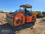 Used Tandem Roller in yard